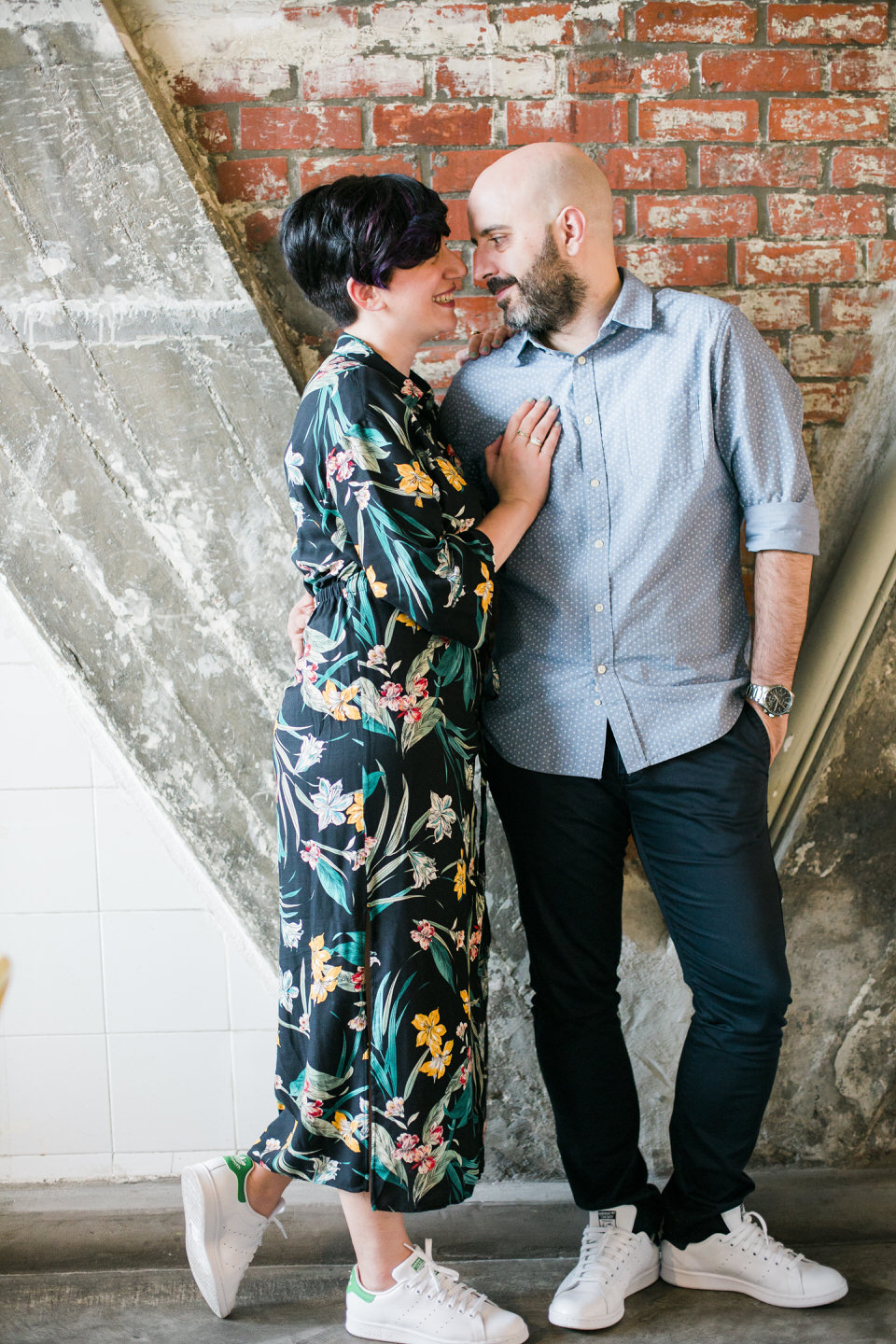 Colorful Pre-Wedding Downtown Athens by Fiorello Photography