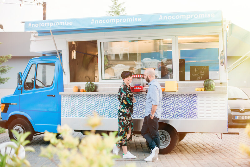 Colorful Pre-Wedding Downtown Athens by Fiorello Photography