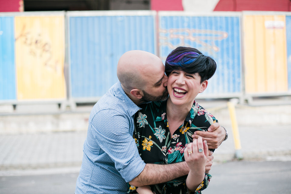 Colorful Pre-Wedding Downtown Athens by Fiorello Photography