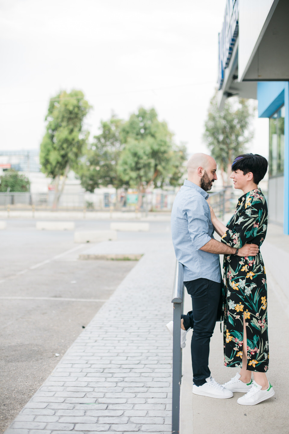 Colorful Pre-Wedding Downtown Athens by Fiorello Photography