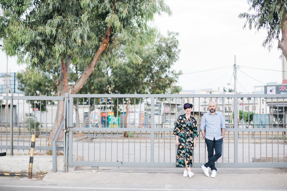 Colorful Pre-Wedding Downtown Athens by Fiorello Photography