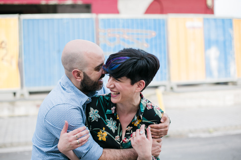 Colorful Pre-Wedding Downtown Athens by Fiorello Photography