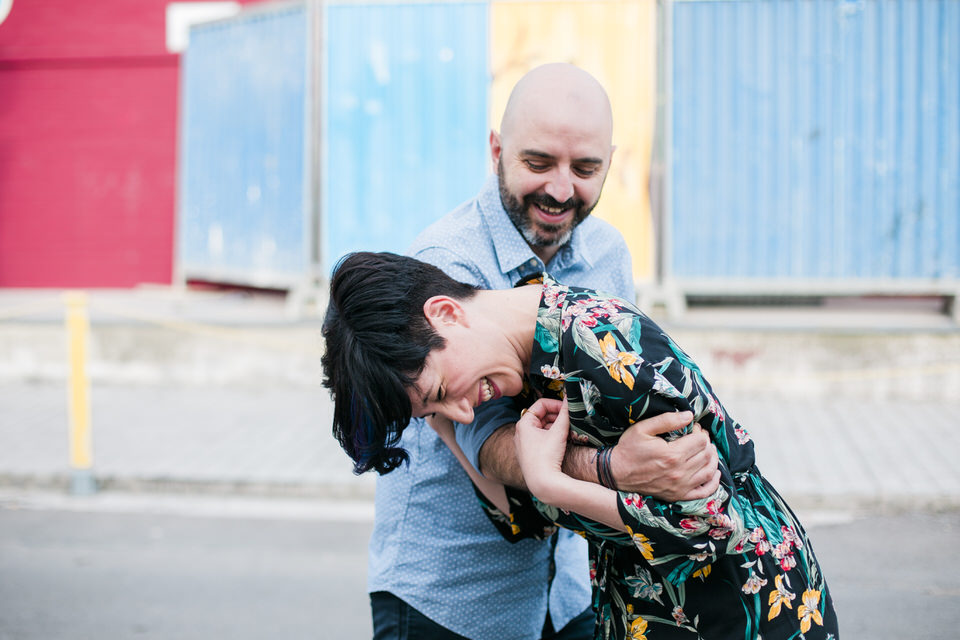 Colorful Pre-Wedding Downtown Athens by Fiorello Photography