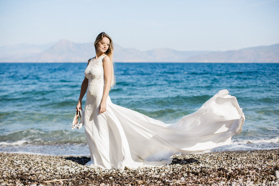 Day After Wedding Photo Shoot by the Sea by Fiorello Photography