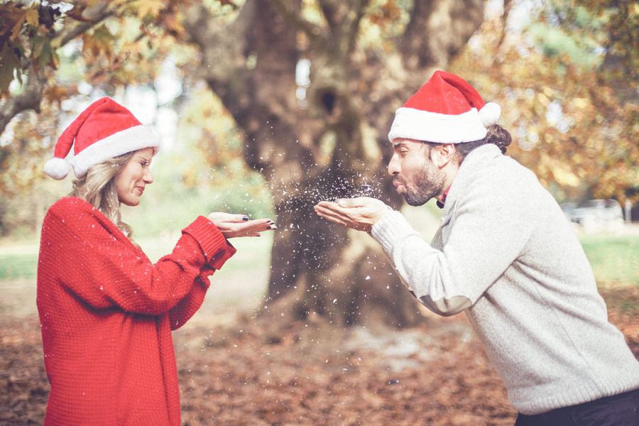 Christmas Couples Photography in Greece 