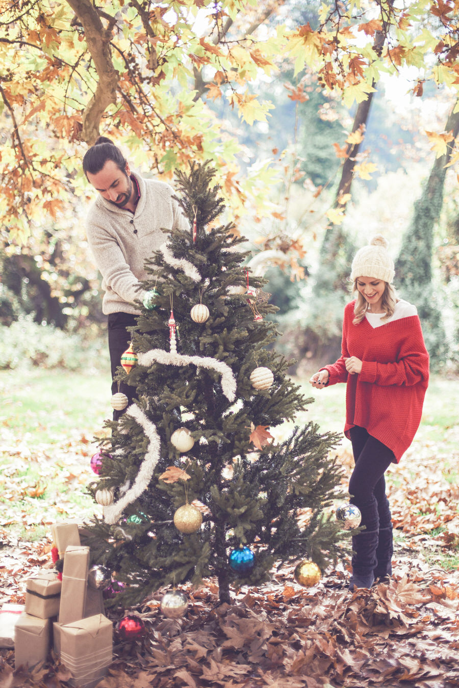 Christmas Couples Photography in Greece 