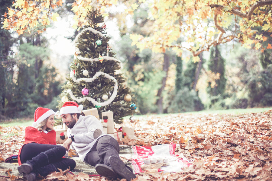 Christmas Couples Photography in Greece