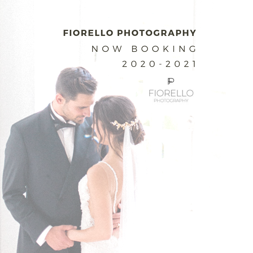 Fiorello Wedding Photography Now Booking for 2020-2021