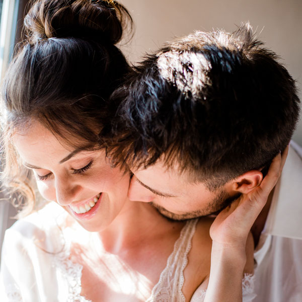 Couple Boudoir Photography Breakfast in Bed at Imaret Hotel Kavala