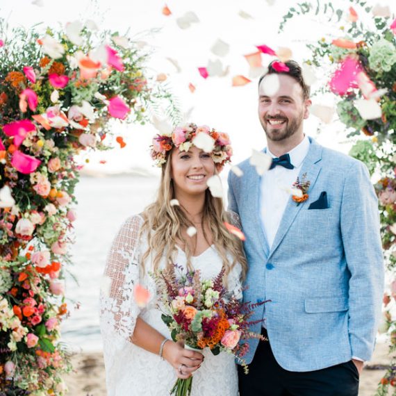Blossom Bohemian Wedding in Ios by Monika Kritikou Fiorello Photography
