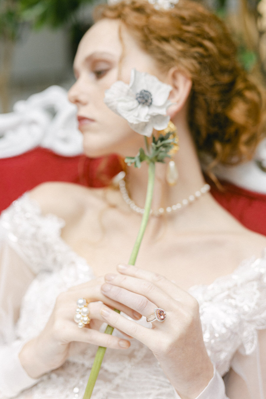 Baroque Inspired Wedding Editorial at Indoor Industrial Art Space by Fiorello Photography