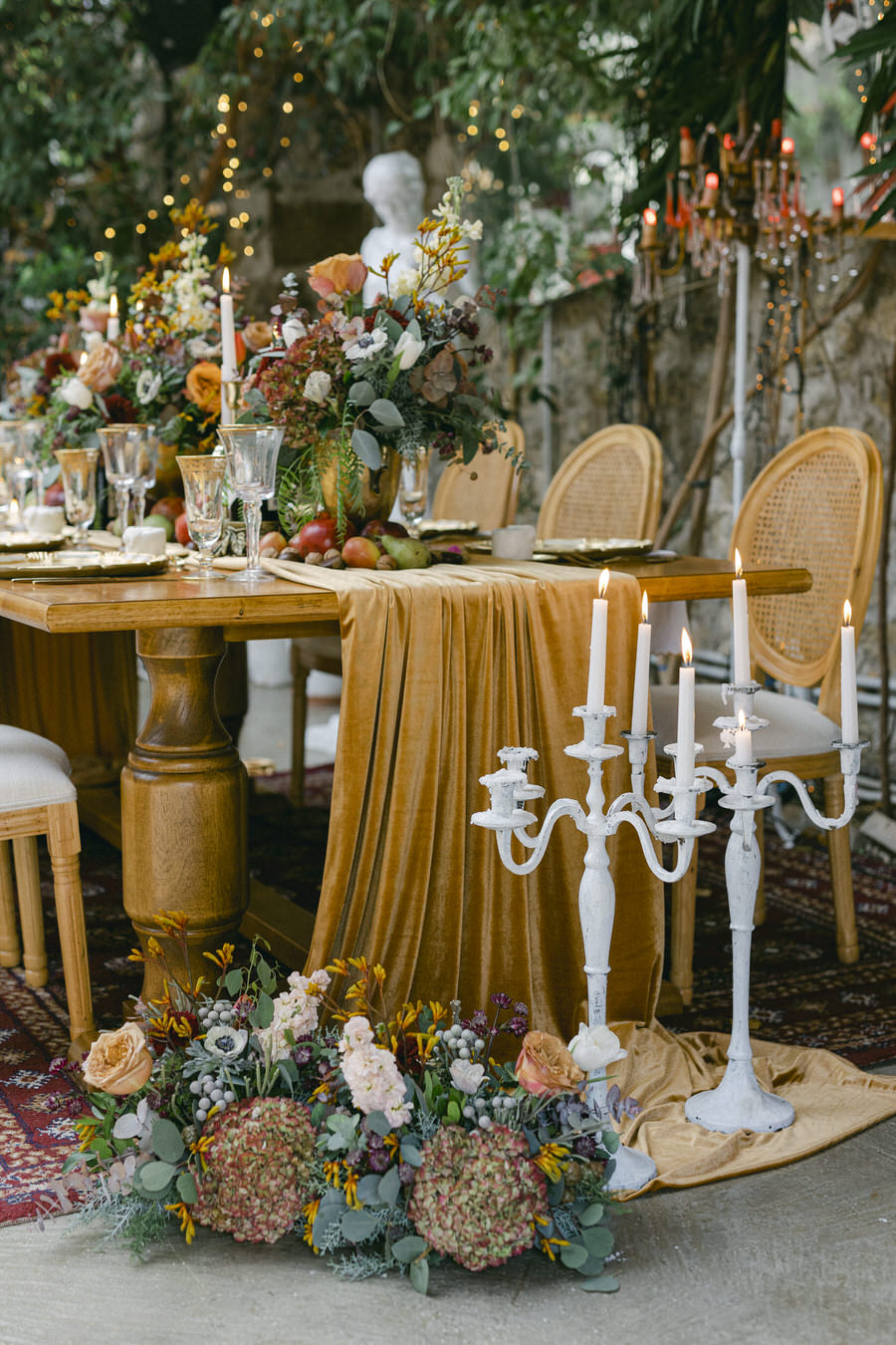 Baroque Inspired Wedding Editorial at Indoor Industrial Art Space by Fiorello Photography