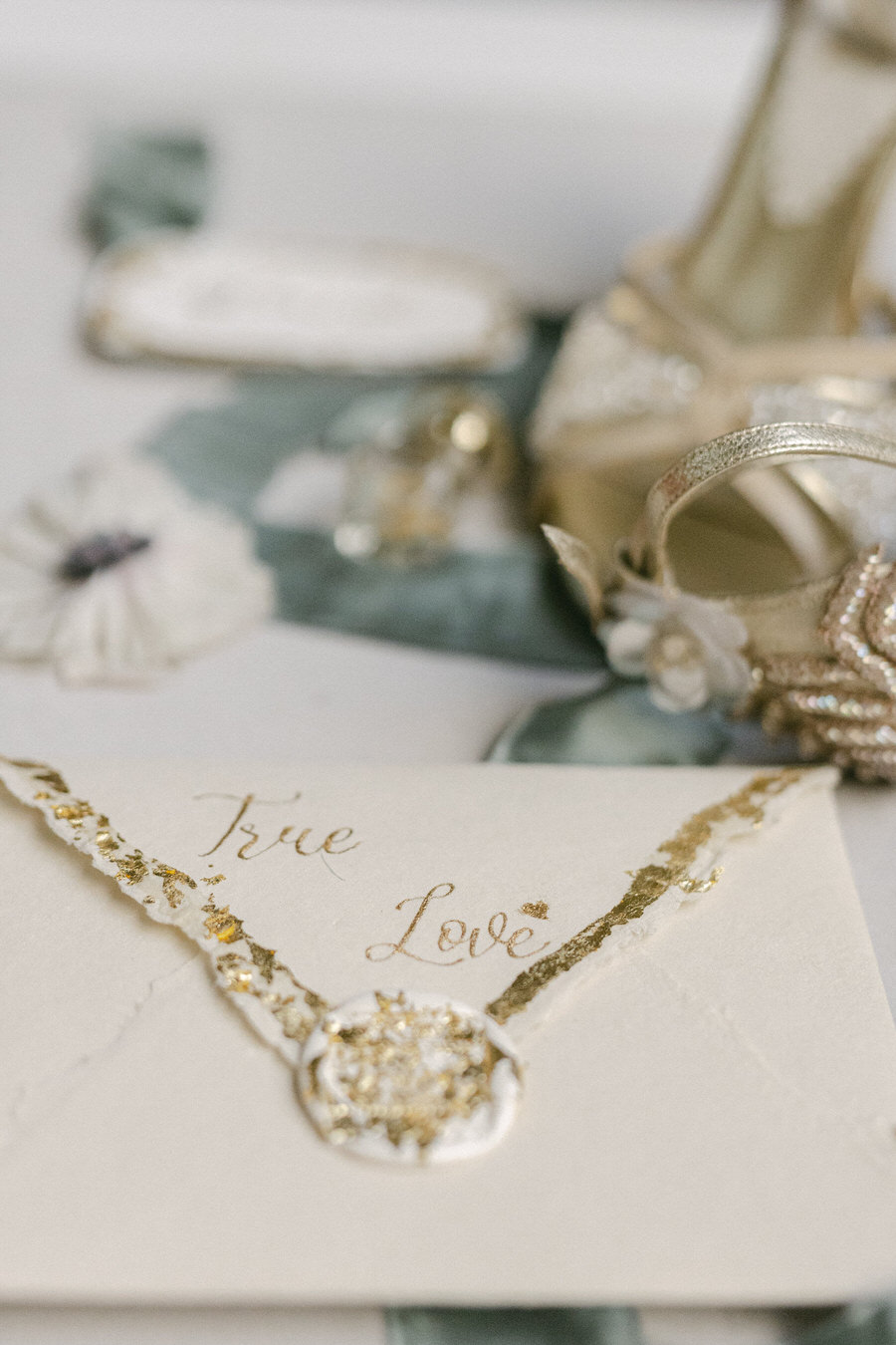 Baroque Inspired Wedding Editorial at Indoor Industrial Art Space by Fiorello Photography