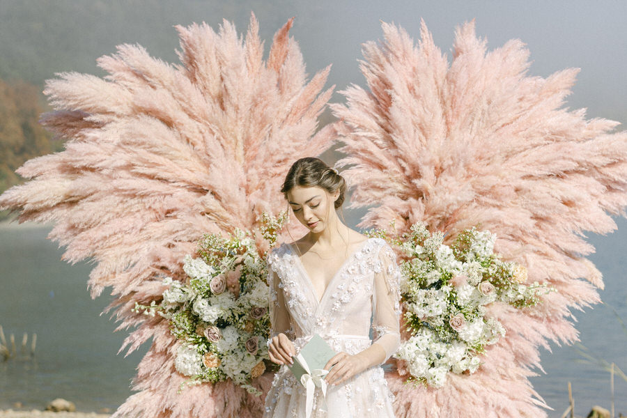 Botticelli Inspired Wedding Editorial in Greece Fiorello Photography