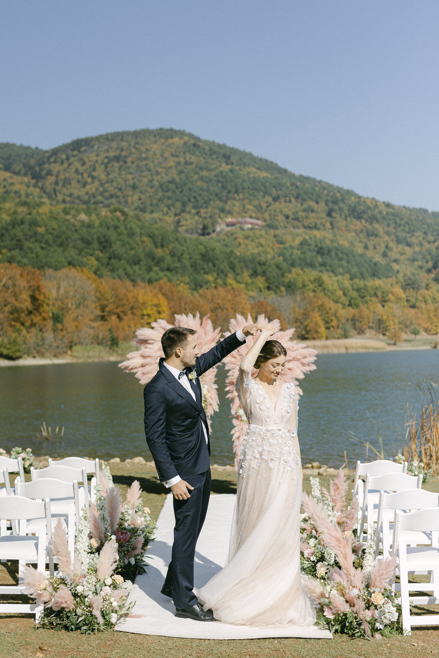 Botticelli Inspired Wedding Editorial in Greece Fiorello Photography