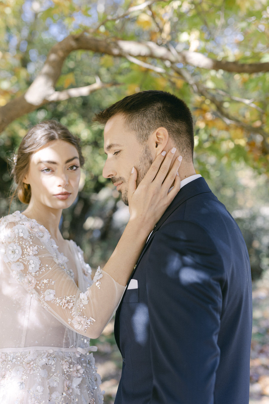 Botticelli Inspired Wedding Editorial in Greece Fiorello Photography