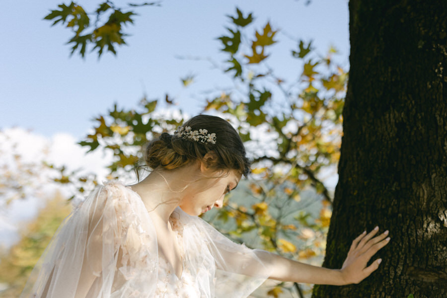 Botticelli Inspired Wedding Editorial in Greece Fiorello Photography