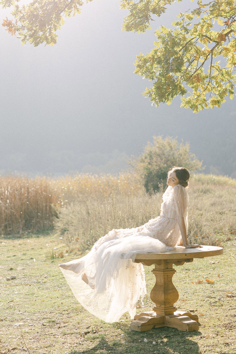 Botticelli Inspired Wedding Editorial in Greece Fiorello Photography