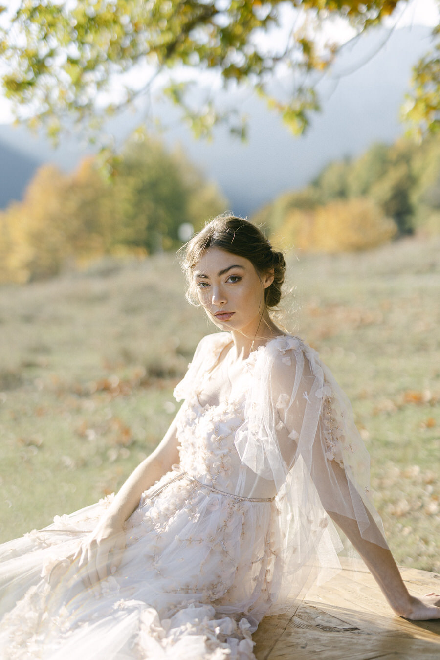 Botticelli Inspired Wedding Editorial in Greece Fiorello Photography