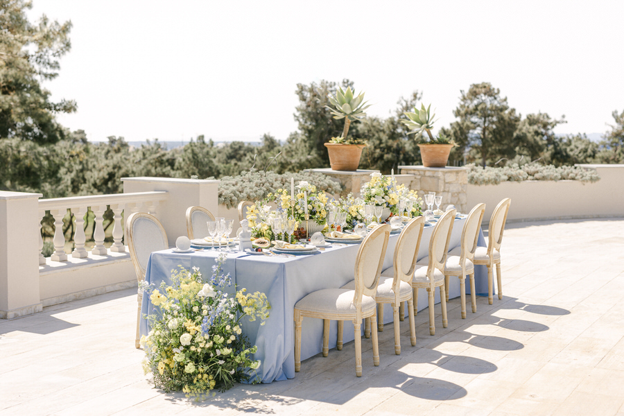 A Bridgerton Inspired Wedding Editorial in Greece | Featured in StyleMePretty