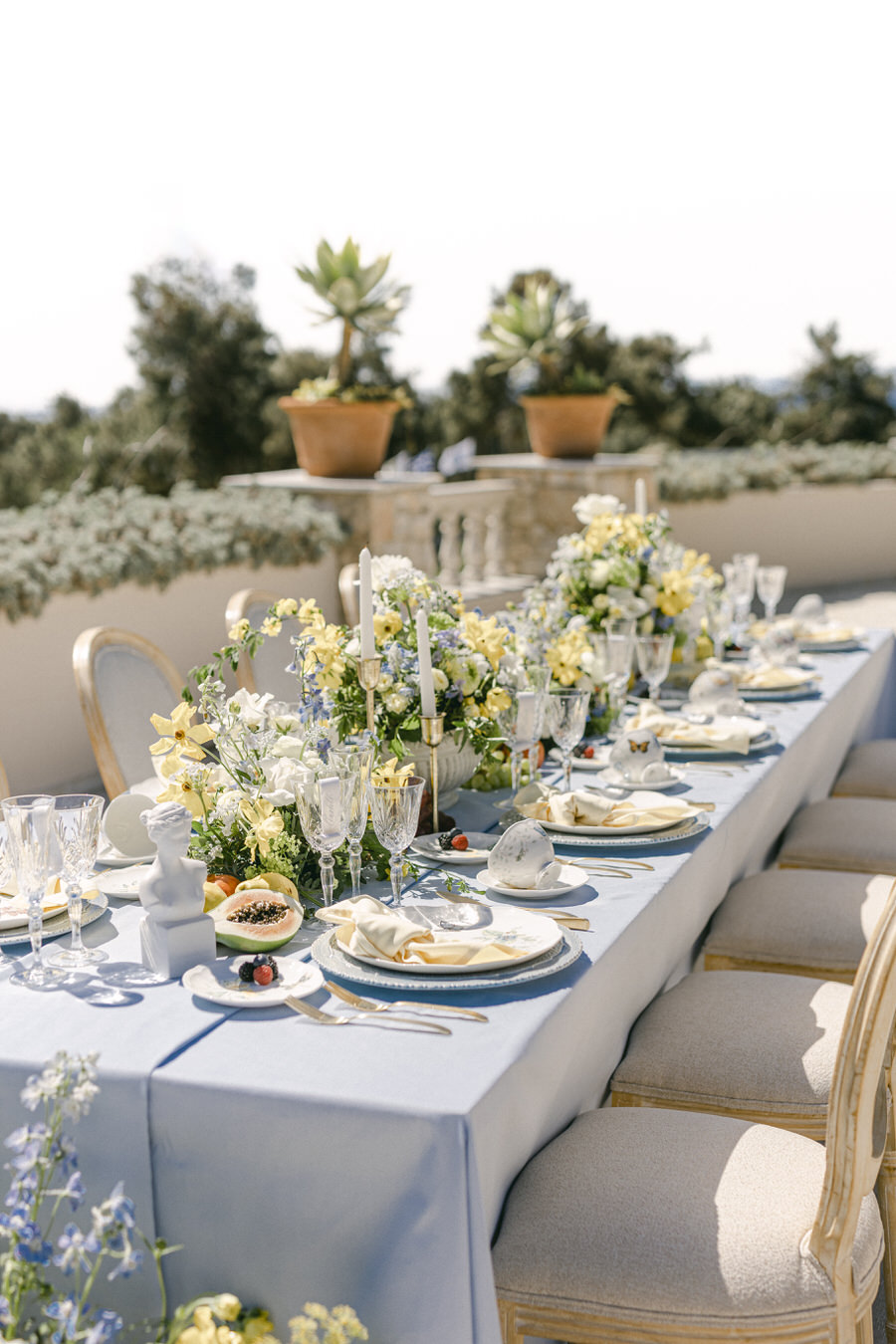 A Bridgerton Inspired Wedding Editorial in Greece | Featured in StyleMePretty