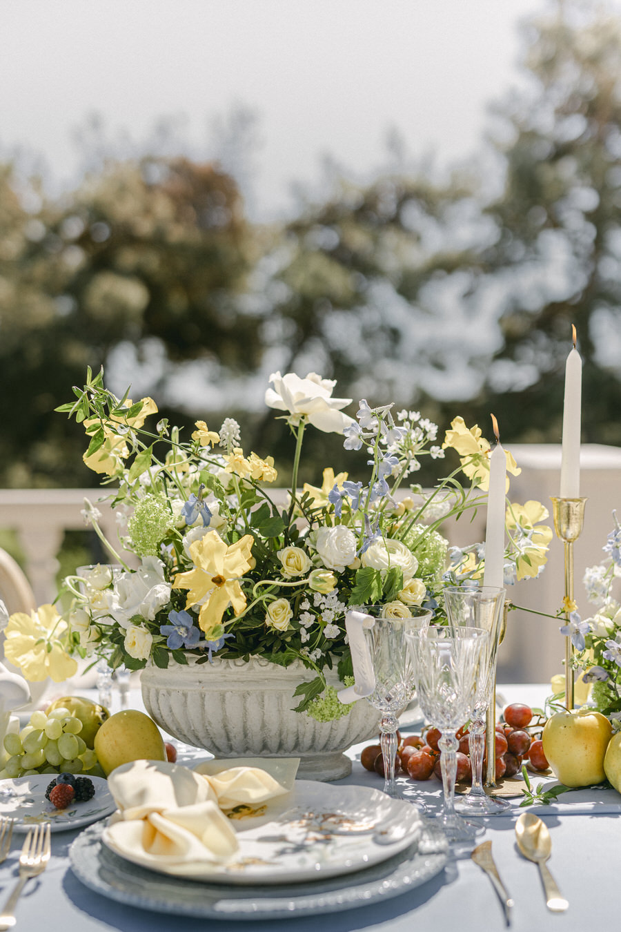 A Bridgerton Inspired Wedding Editorial in Greece | Featured in StyleMePretty