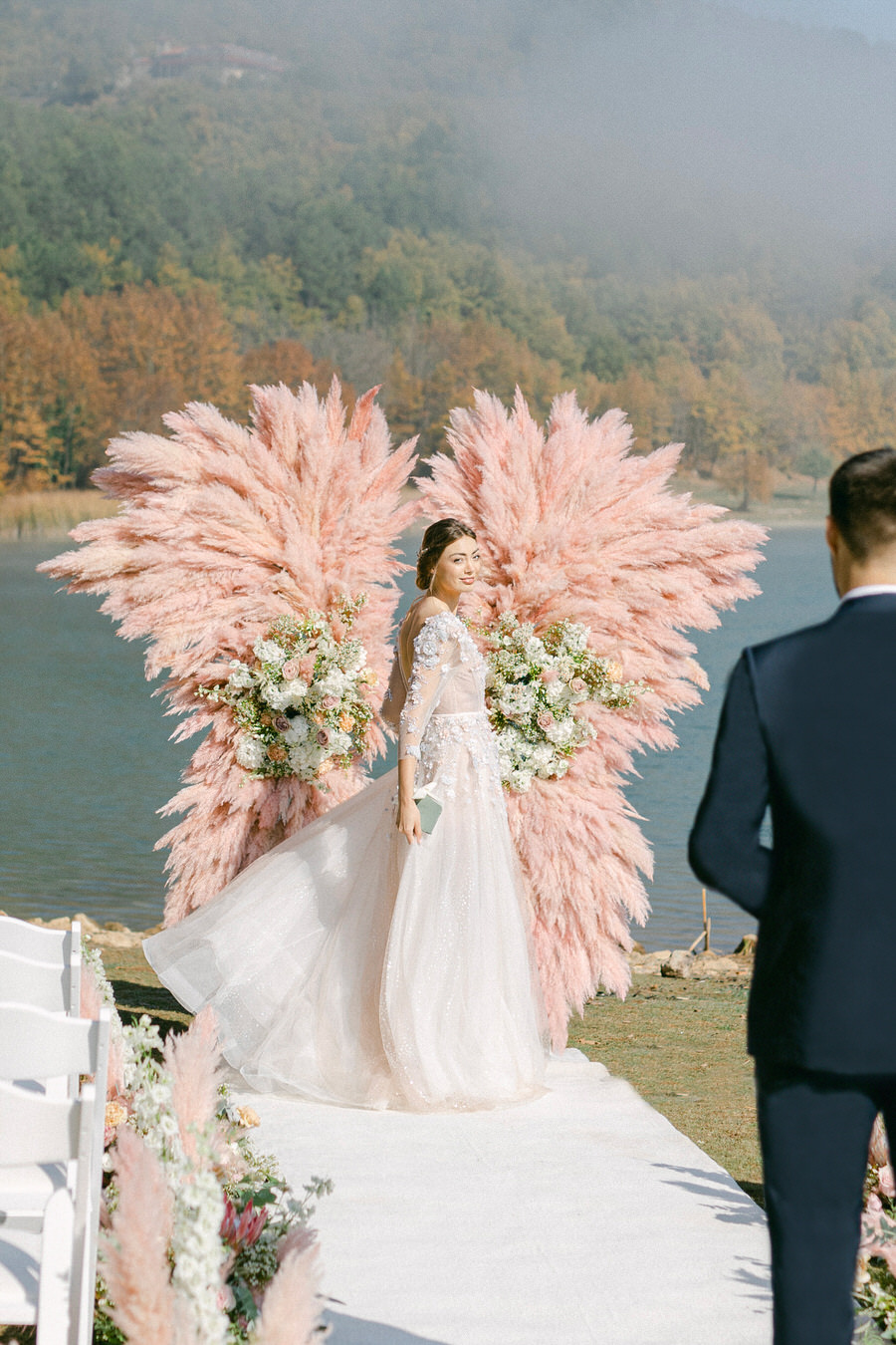 Botticelli Inspired Wedding Editorial in Greece Featured in MagnoliaRouge