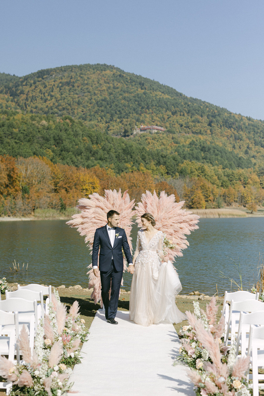 Botticelli Inspired Wedding Editorial in Greece Featured in MagnoliaRouge