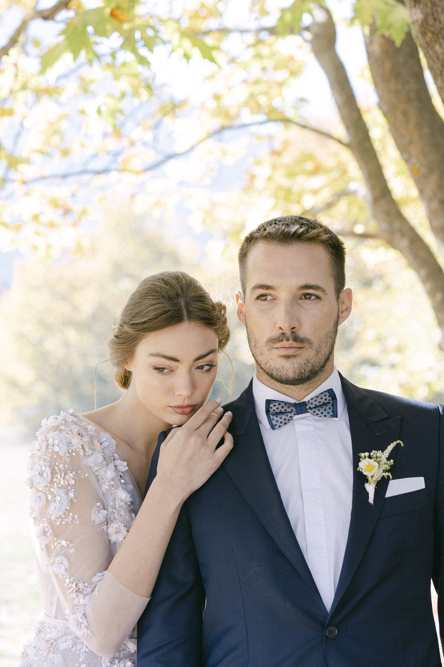 Botticelli Inspired Wedding Editorial in Greece Featured in MagnoliaRouge