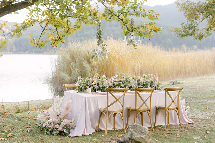 Botticelli Inspired Wedding Editorial in Greece Featured in MagnoliaRouge