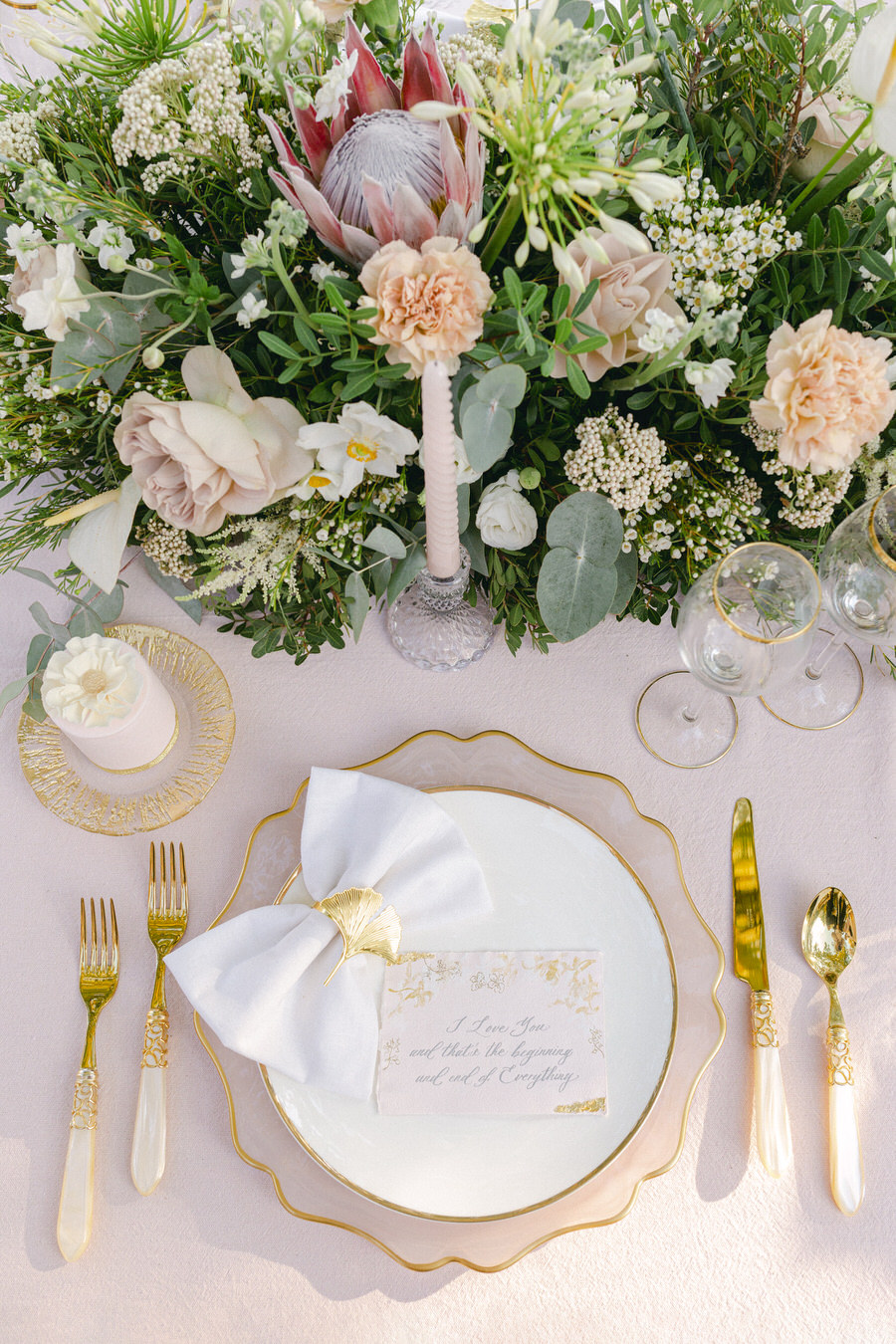 Botticelli Inspired Wedding Editorial in Greece Featured in MagnoliaRouge