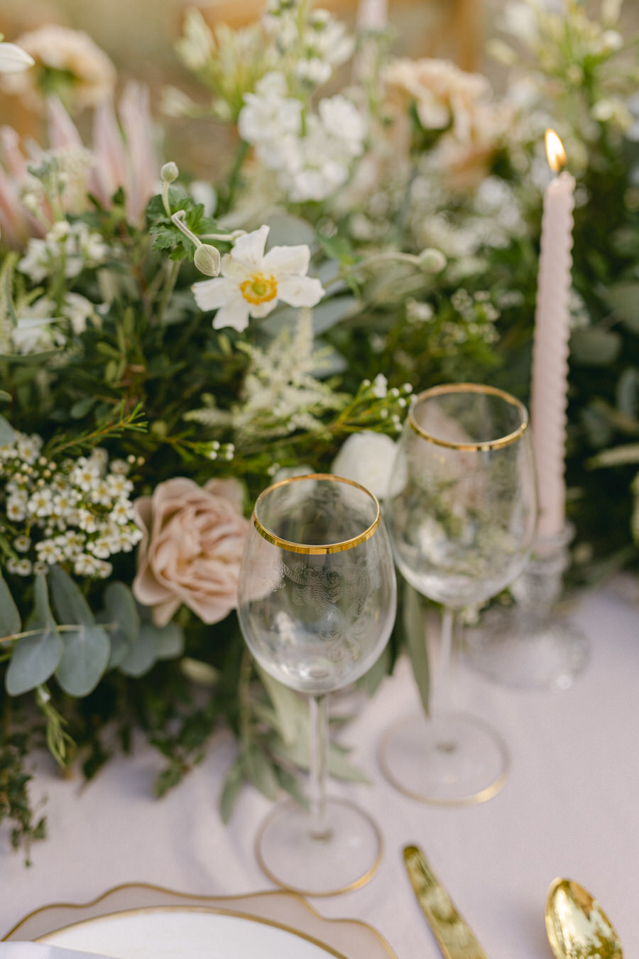 Botticelli Inspired Wedding Editorial in Greece Featured in MagnoliaRouge