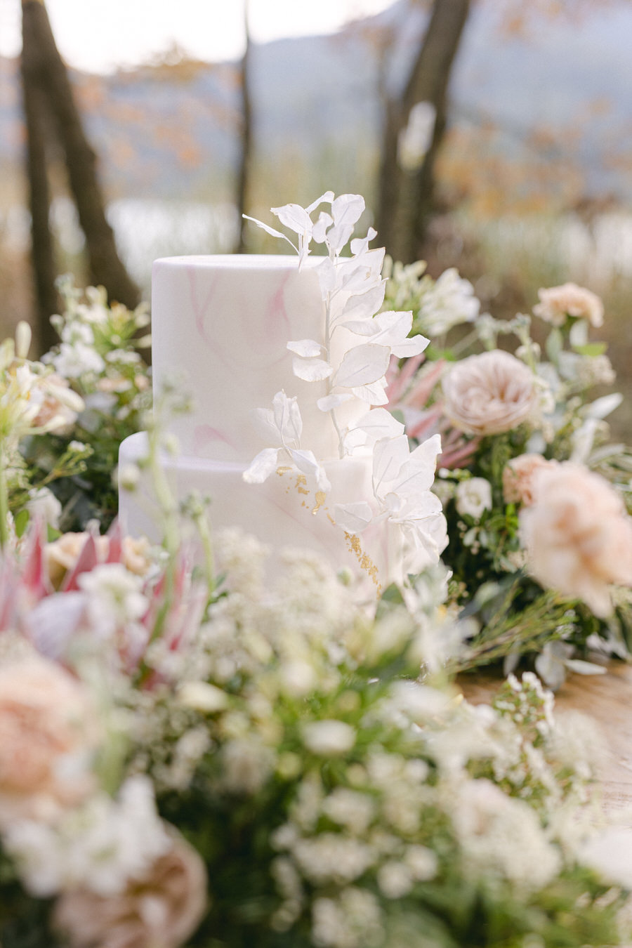 Botticelli Inspired Wedding Editorial in Greece Featured in MagnoliaRouge