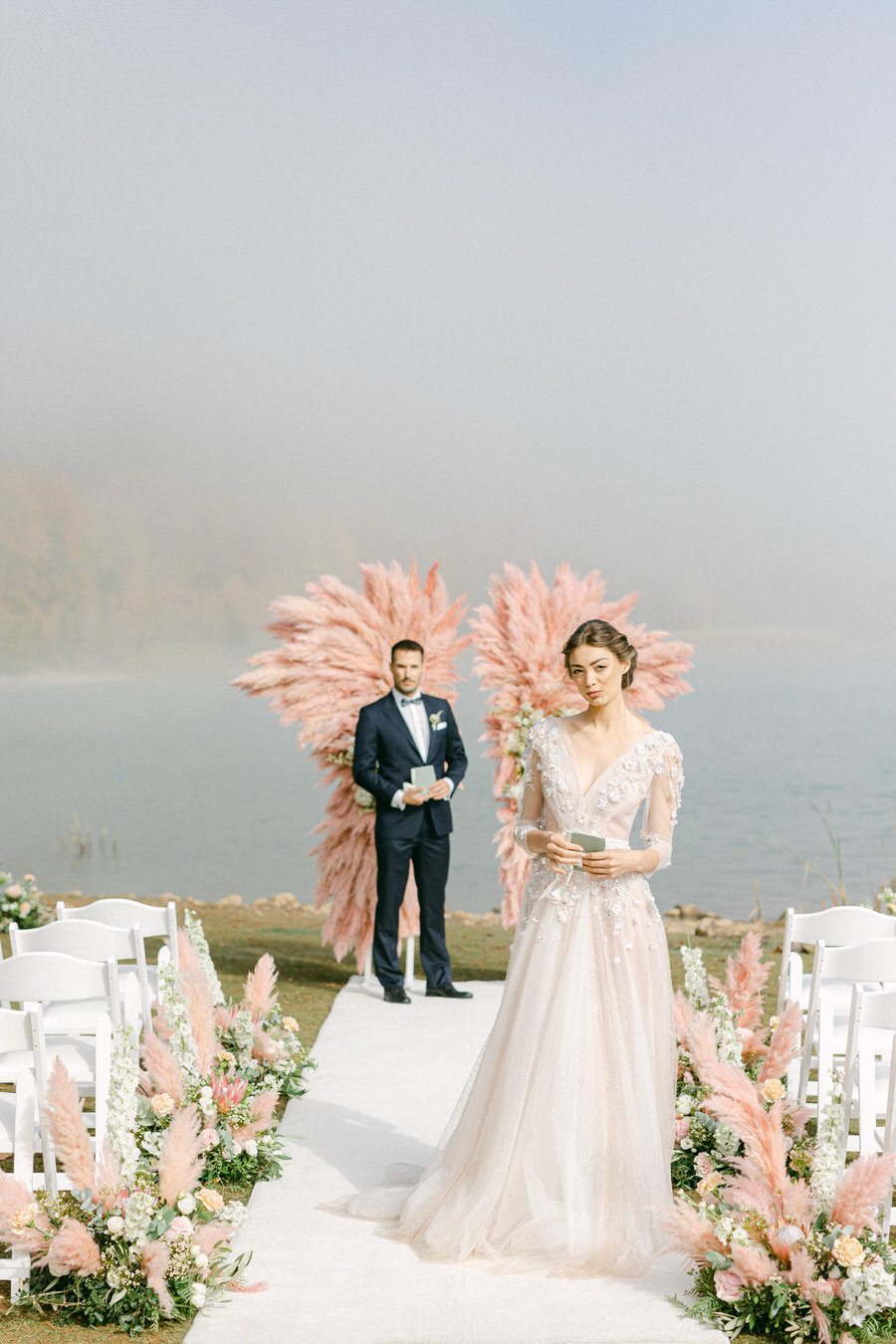 Botticelli Inspired Wedding Editorial in Greece Featured in MagnoliaRouge