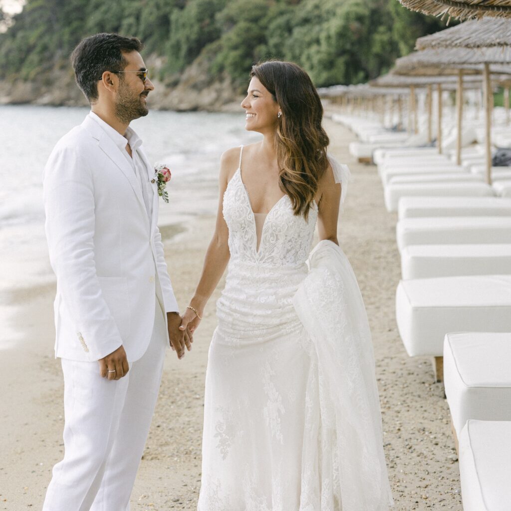 Whimsical Island Wedding in Skiathos, Greece