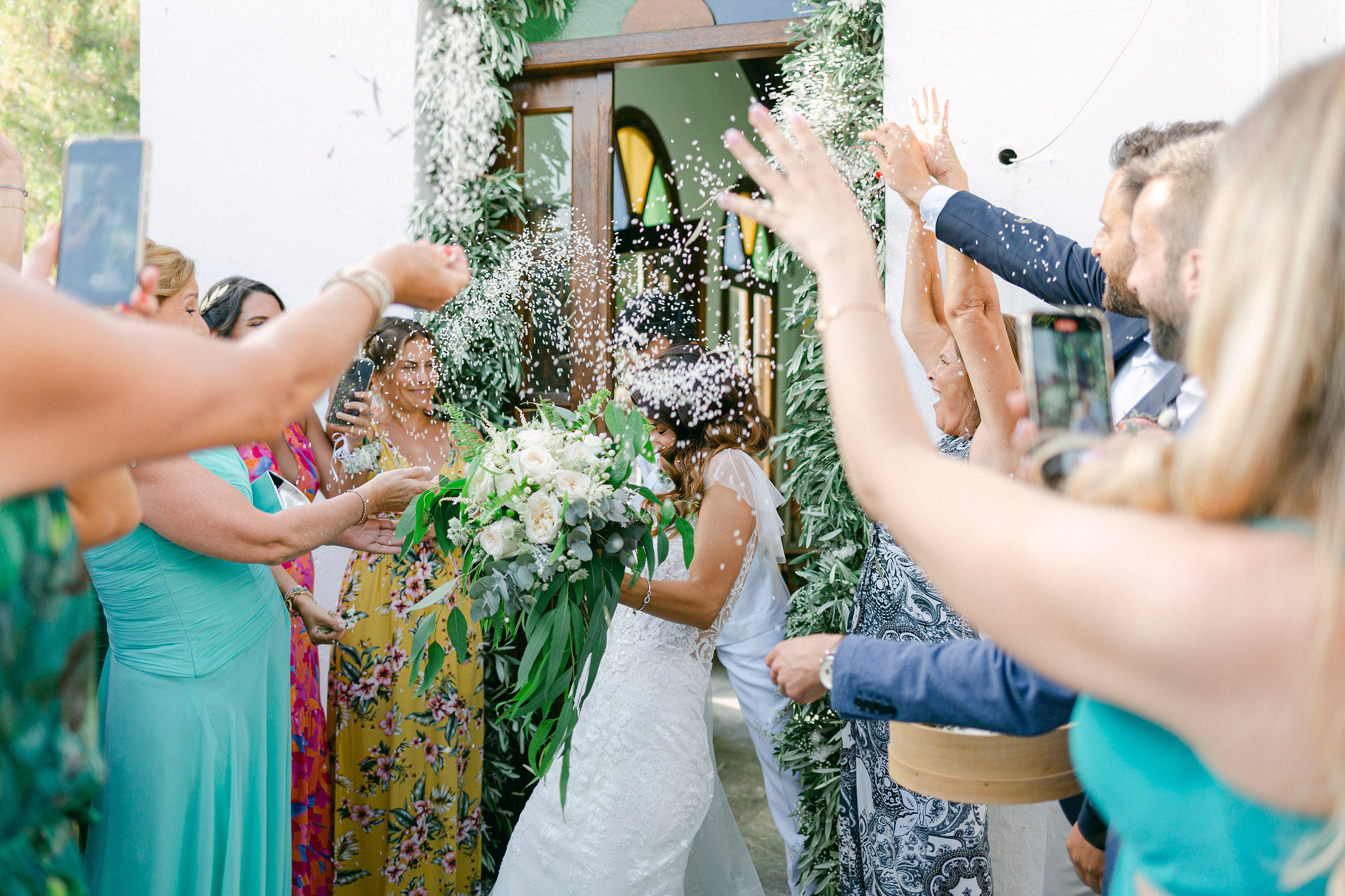 Whimsical Island Wedding in Skiathos