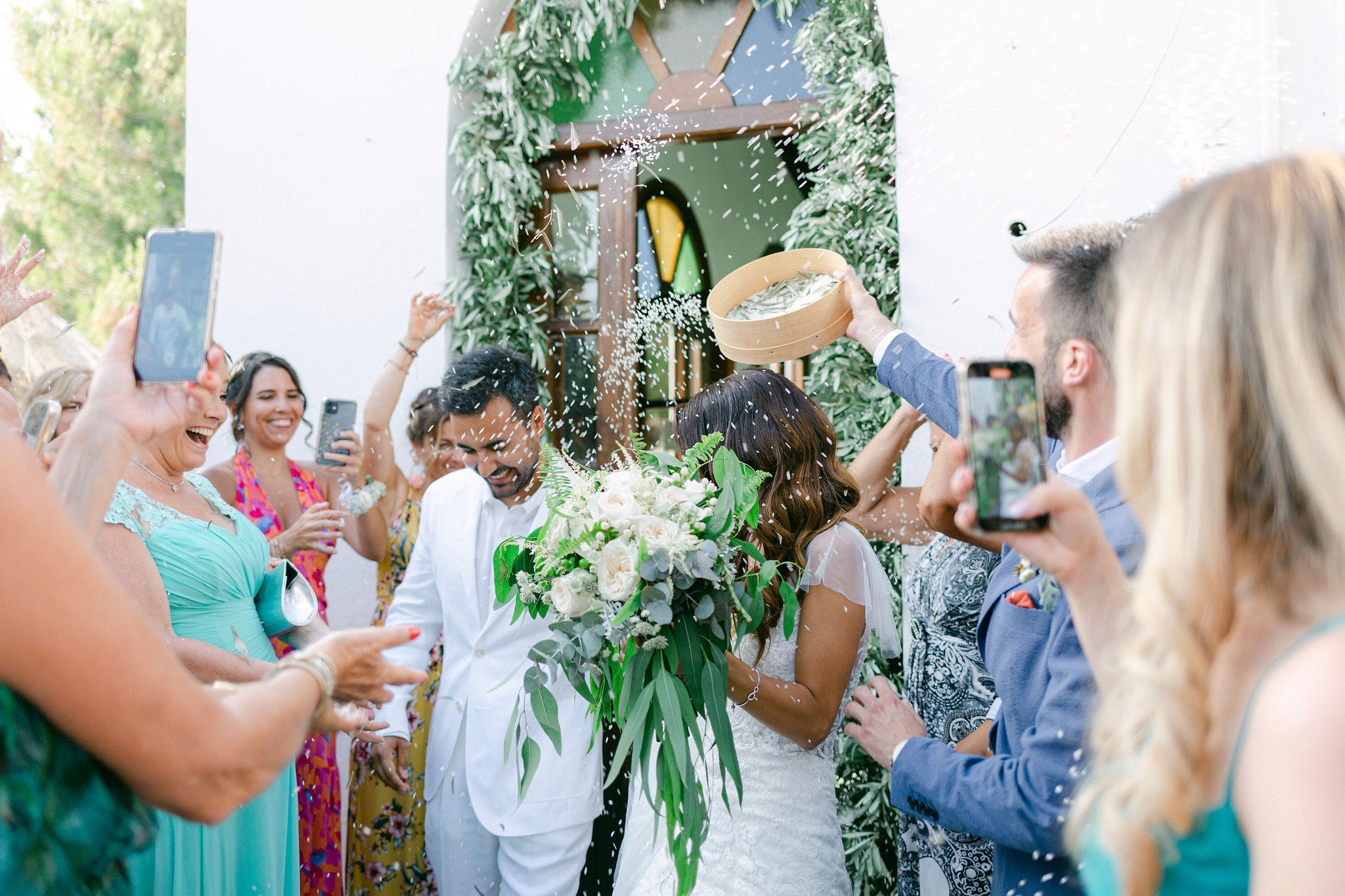 Whimsical Island Wedding in Skiathos