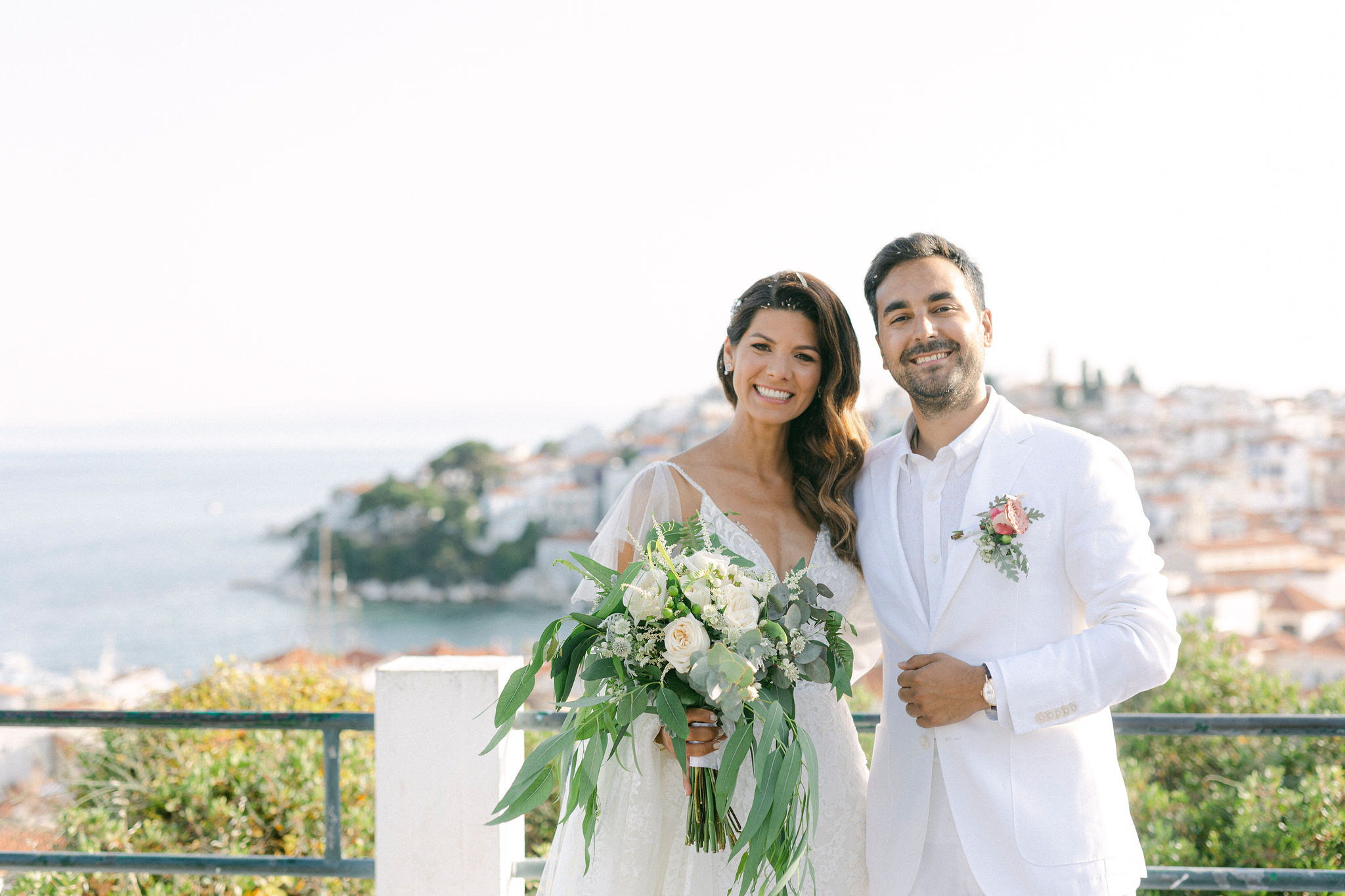 Whimsical Island Wedding in Skiathos