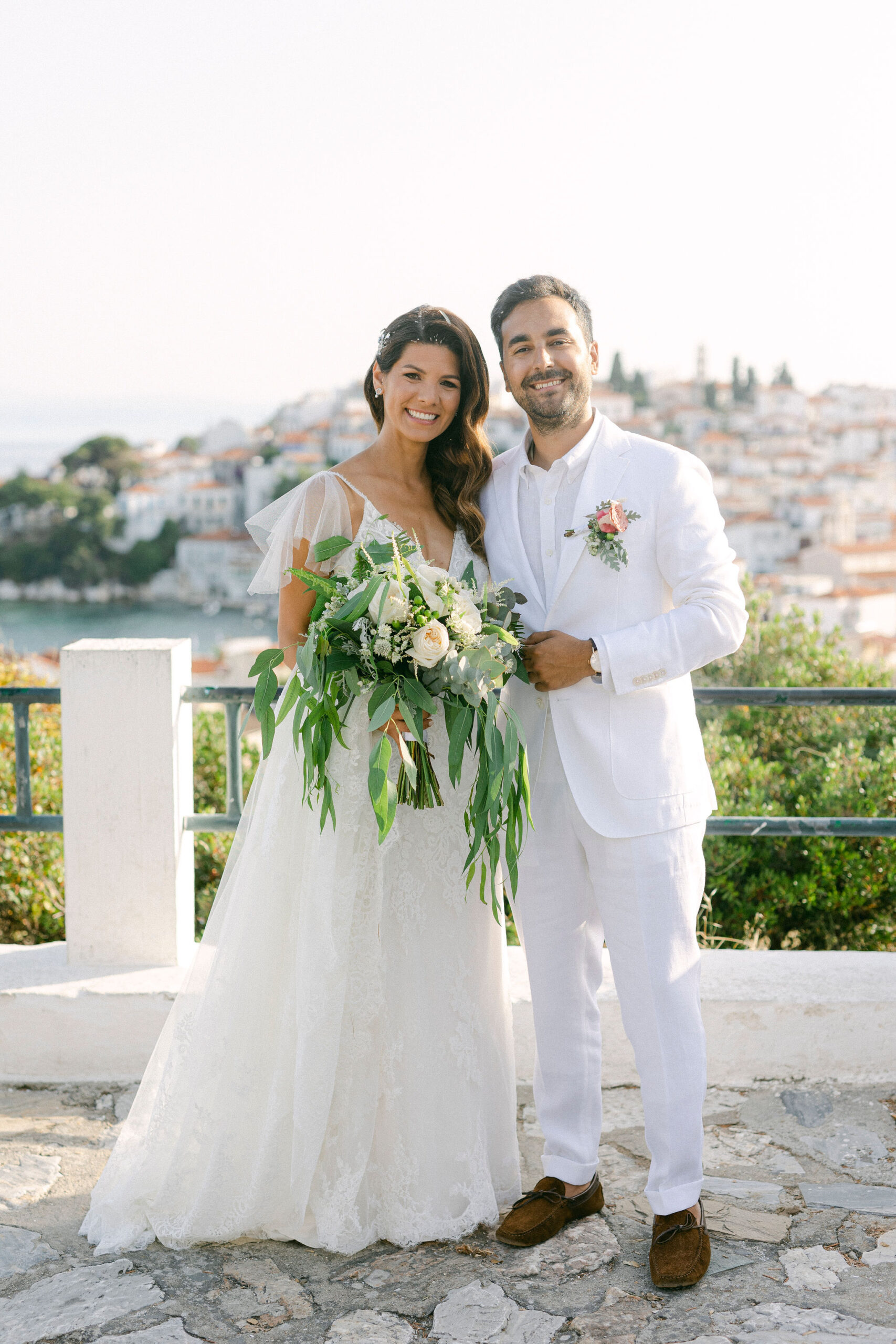 Whimsical Island Wedding in Skiathos