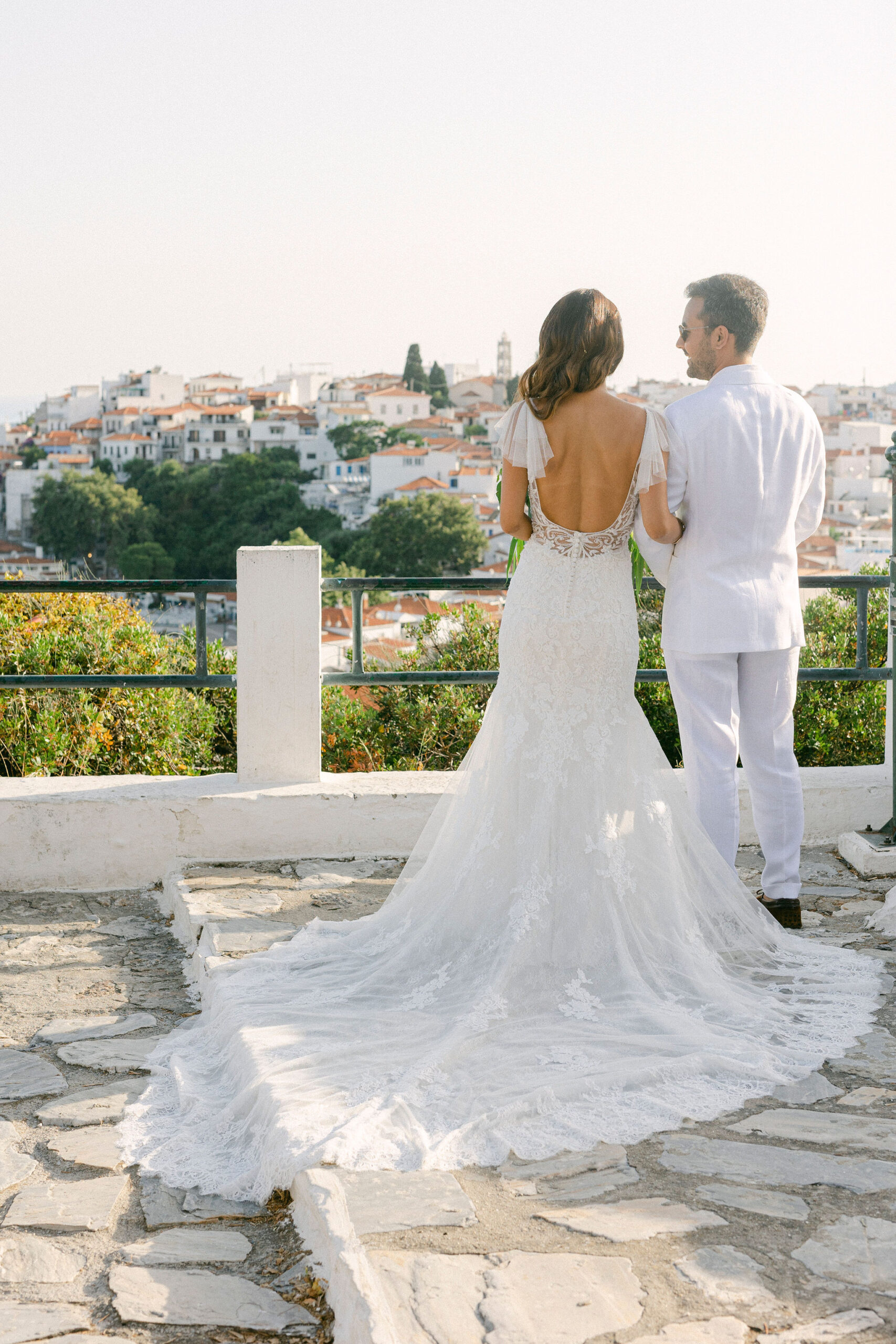 Whimsical Island Wedding in Skiathos