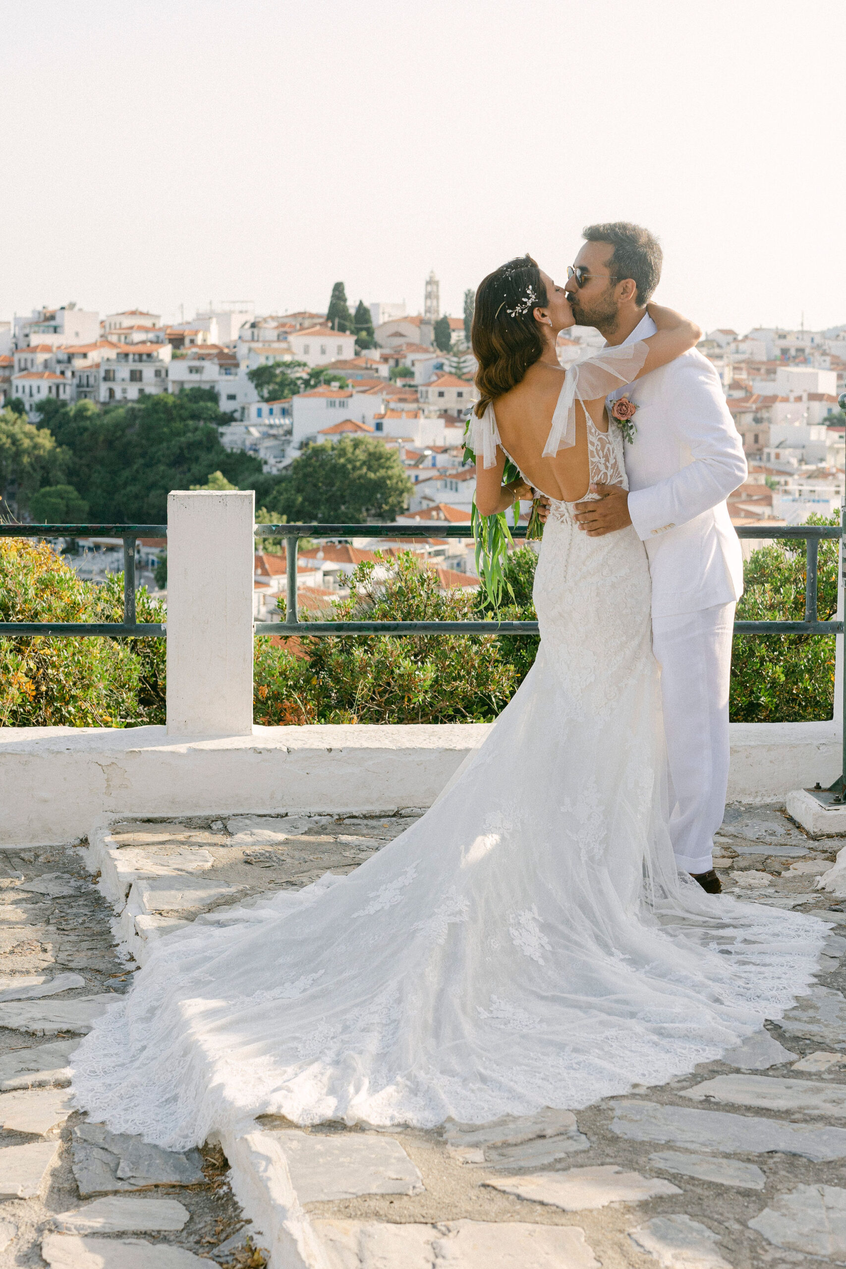 Whimsical Island Wedding in Skiathos