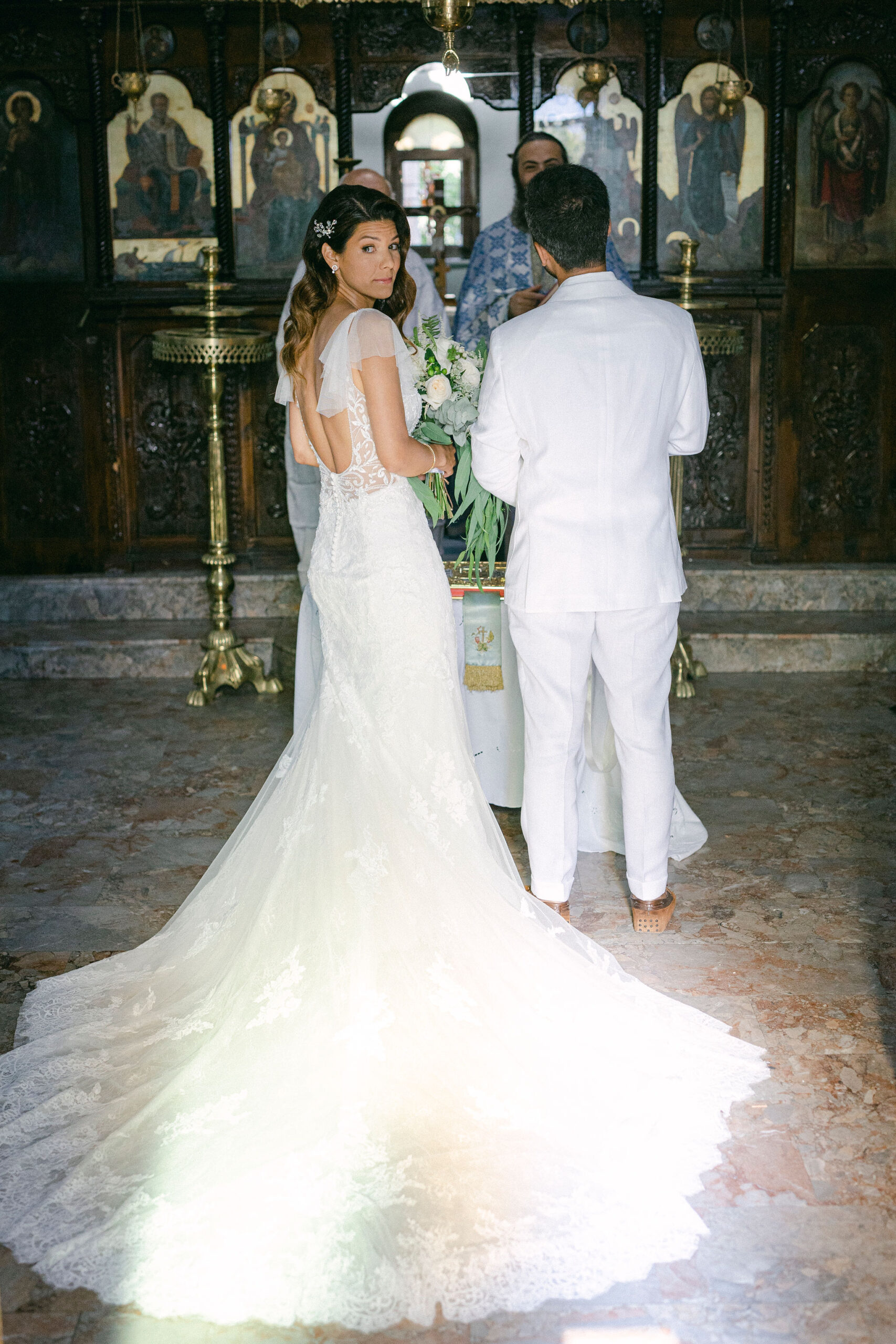 Whimsical Island Wedding in Skiathos