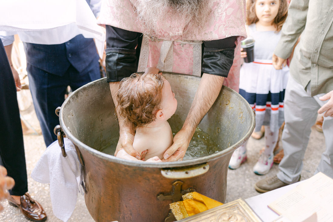 Michalis Christening in Greece