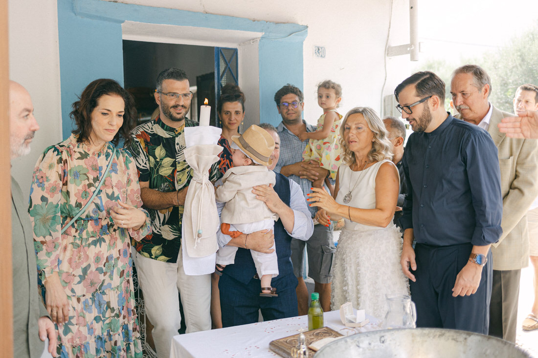 Michalis Christening in Greece